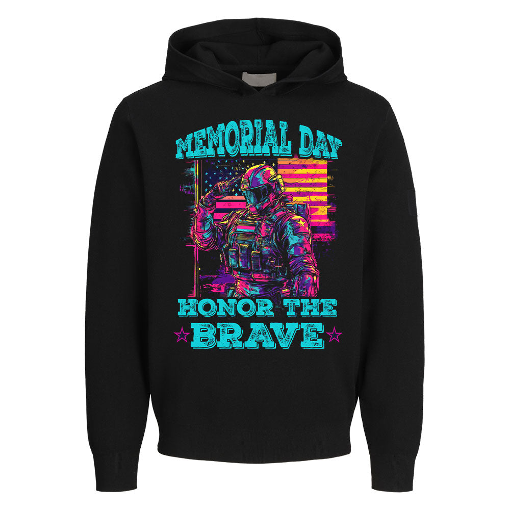 Memorial Day Neon Tribute Tee β Honor the Brave