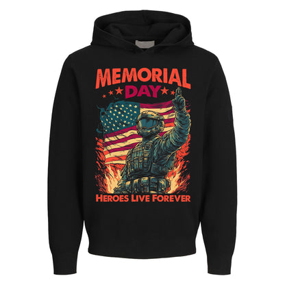 Memorial Day Honor Tee – Heroes Live Forever Edition